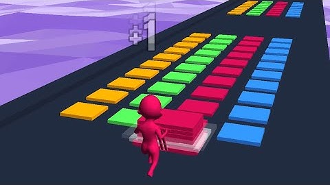 Stack Colors 🎈🌈🔥 Very Satisfying And Relaxing ASMR Sounds Gameplay