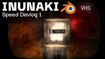 The First Level! - INUNAKI Psychological Horror Game - Devlog 1 (Blender Game Engine)