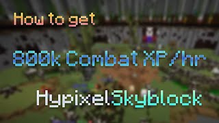 800k Combat XP/Hr | Hypixel Skyblock