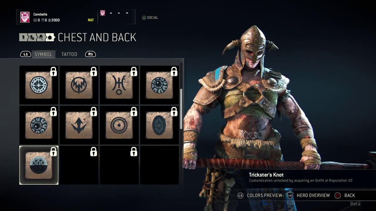 For Honor Beta - Female Raider Customization QUICK LOOK THROUGH - Appearanc...