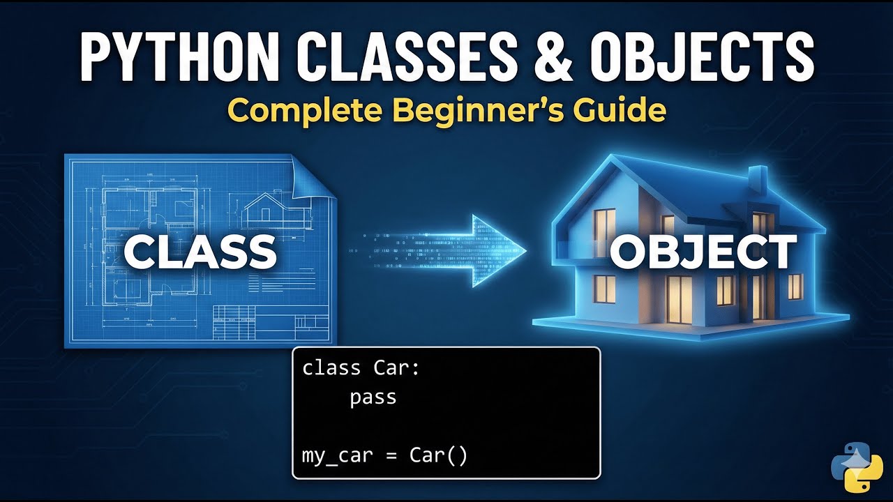 Python Classes & Objects Explained | Complete Beginner's Guide