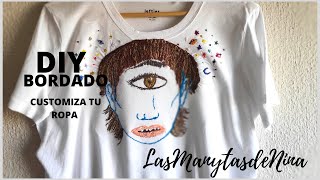 DIY TUTORIAL BORDADO EN CAMISETA