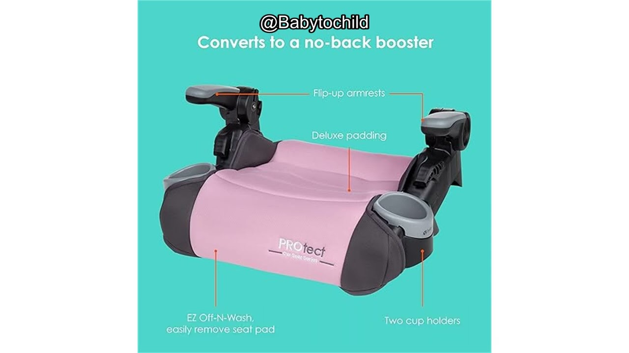 The Baby Trend Protect Booster Seat Review: Safe, Comfortable, and Perfect  for Your Toddler.