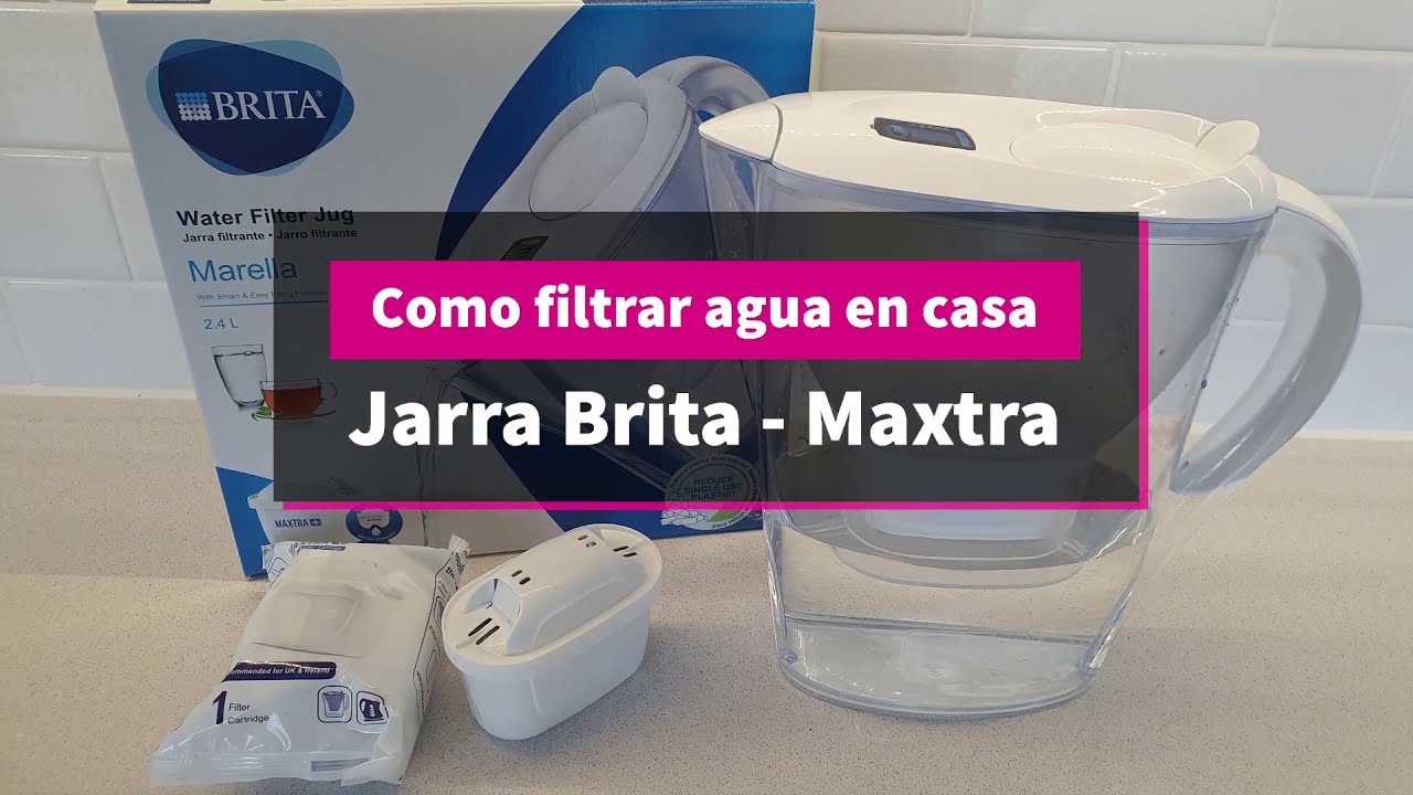 Como filtrar agua en casa con Jarra Brita Maxtra 