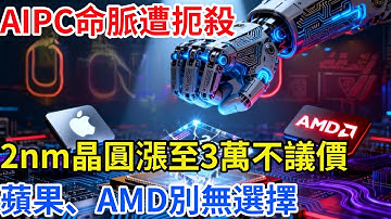 AIPC命脈遭扼殺！台積電2nm晶圓漲至3萬美元不議價，蘋果、AMD別無選擇？【匠行強國】#工程#科技#中國基建#科普#高鐵#芯片 #全球趨勢新聞#科技#熱門