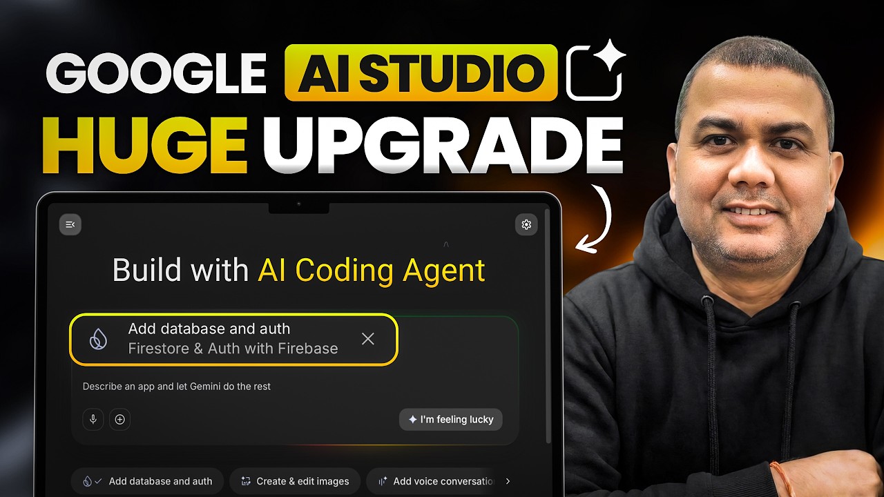 Build Full Stack Apps WITHOUT Coding 😱 Google AI Studio New Update ...