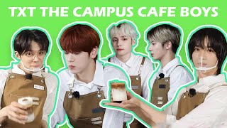 POV: you watch the 5 campus boys (TXT) make you, your coffee