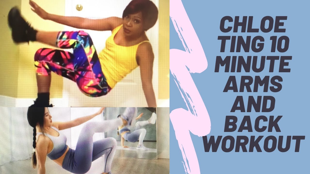 Chloe Ting 10 Minute Back and Arms Workout Tone Your Arms Trim Back