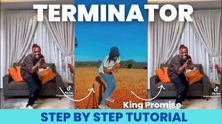 King Promise - Terminator EASY TIKTOK DANCE TUTORIAL (Mirrored)
