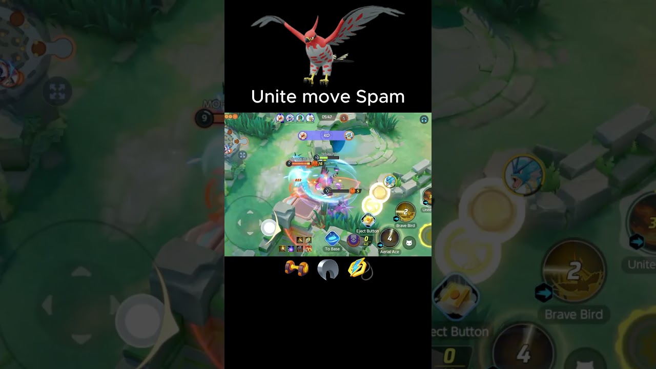 "Talonflame Unite move spam | Master Rank 1300+ 😂🔥 | Pokémon Unite 