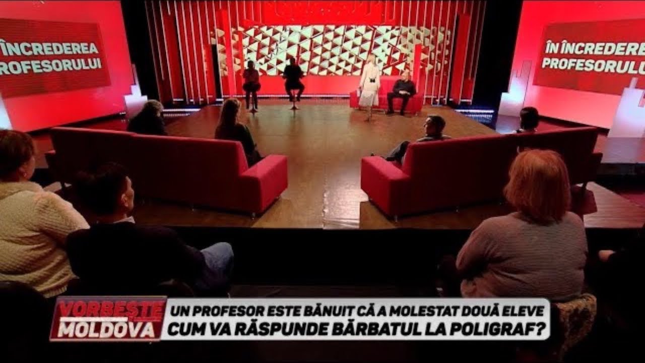 VORBEŞTE MOLDOVA: UN PROFESOR ESTE BĂNUIT CĂ MOLESTAT DOUĂ ELEVE. CE ARATĂ POLIGRAFUL?