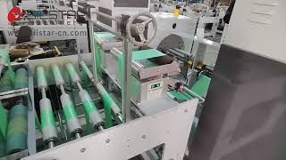 High speed automatic double lines star seal bag  on roll making machine-Silsatr machinery