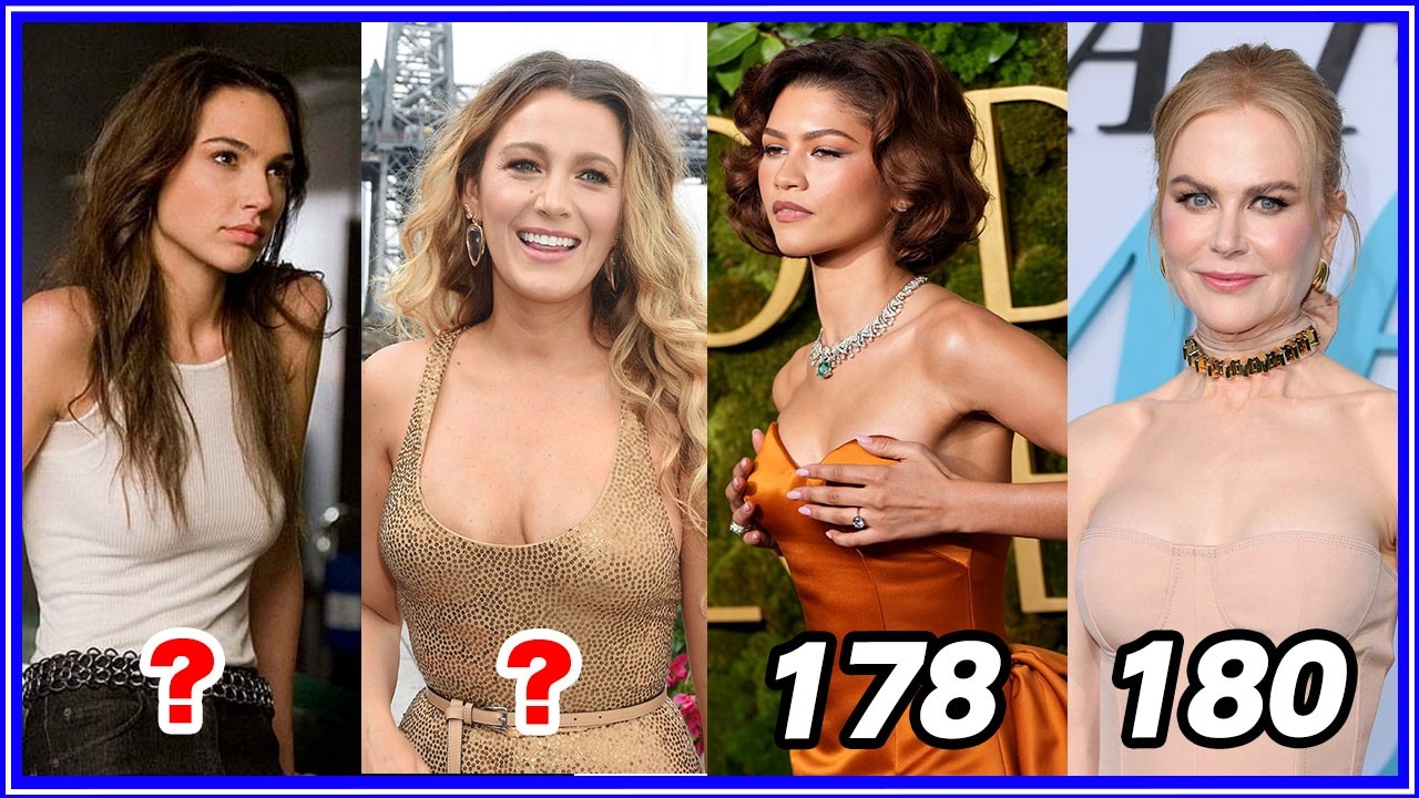 涅布拉有180cm！115個好萊塢明星「真實身高」