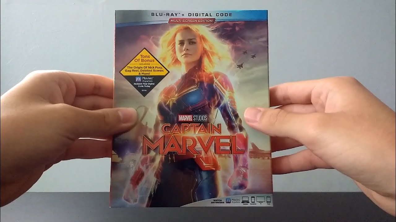 Captain Marvel BluRay Unboxing YouTube