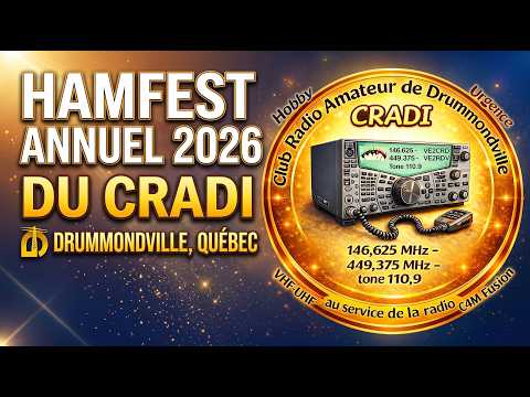 CRADI Hamfest Drummondville, 19 septembre 2026