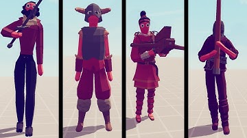 TABS secret units The Teacher, Shouter, Jester, Chu Ko Nu, Executioner