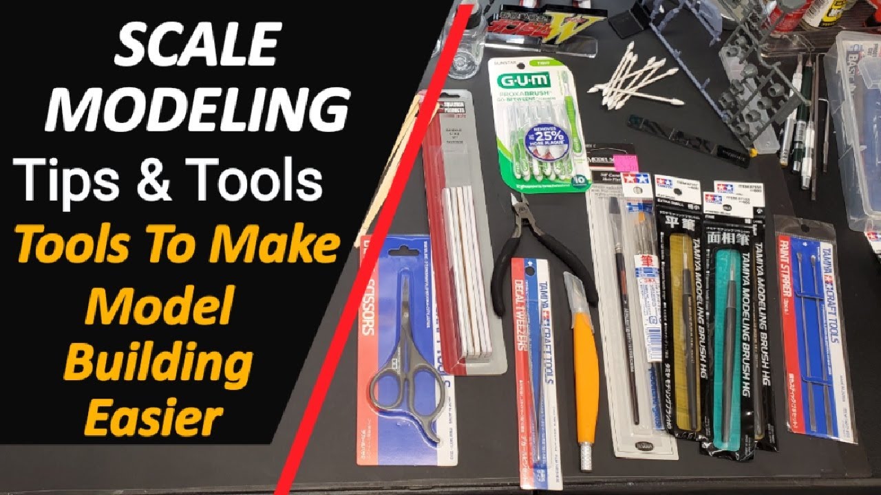 Scale Model Tips - Tools & Supplies To Make Model Building Easier 