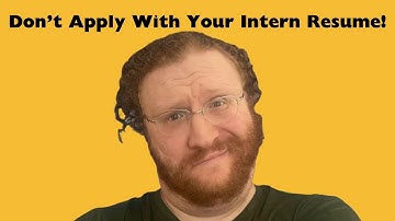 Your Intern Resume Is NOT Good for Full Time Positions | Recruiter Reviews Resumes EP 84