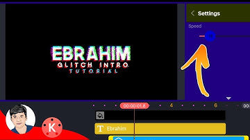 Real glitchy effects by only kinemaster | Kinemaster Glitch intro tutorial |