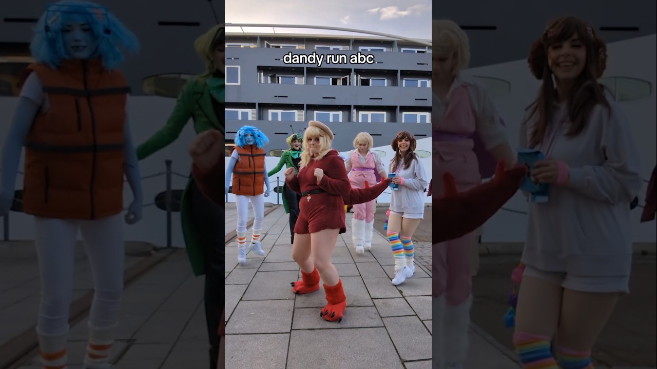 DANDY GROUP‼️‼️@cospaste @sol.cosplays @Alicenyannyan @toothlessteddie #dandysworld #roblox