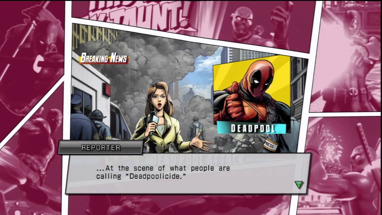 Ultimate Marvel vs Capcom 3 Deadpool's Ending - YouTube