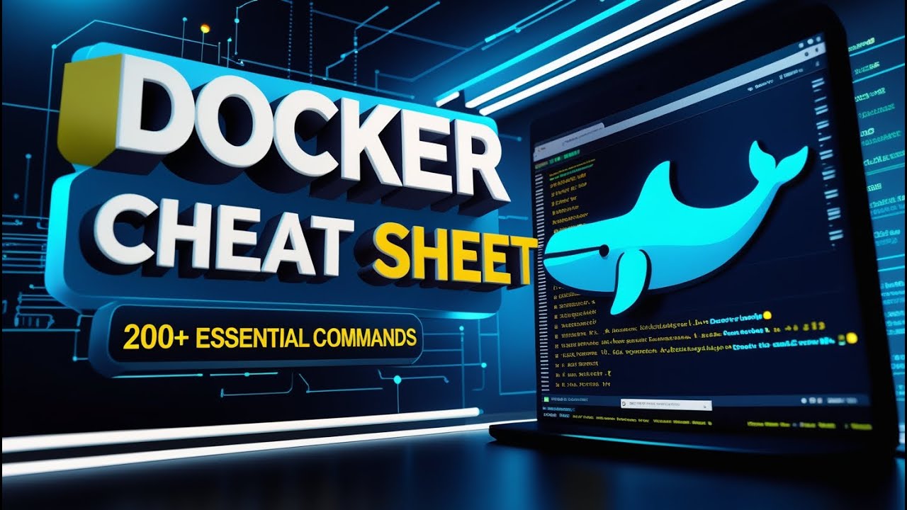 Docker Cheat Sheet: 200+ Essential Commands for Beginners & Pros - YouTube