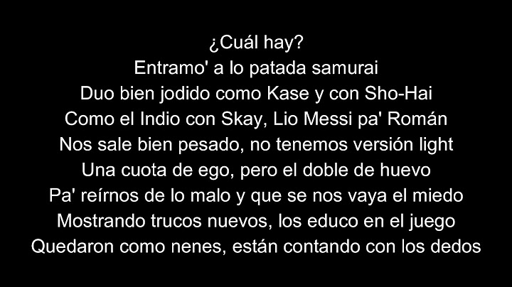 ACRU x WOS - ANIMAL (LETRA)