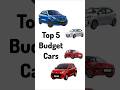 Top 5 Budget Cars India 🚗 Price + Power Comparison! #shorts #carshorts #budgetcars #cheapcars