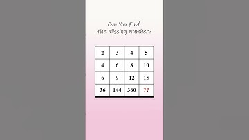Can You Find the Missing Number? Brain Teaser! #shorts #shortvideo #puzzle #maths