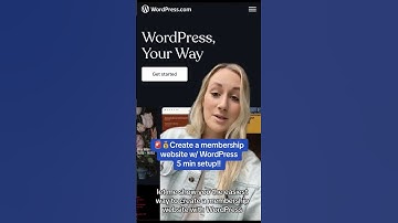 How to create a membership website on WordPress!