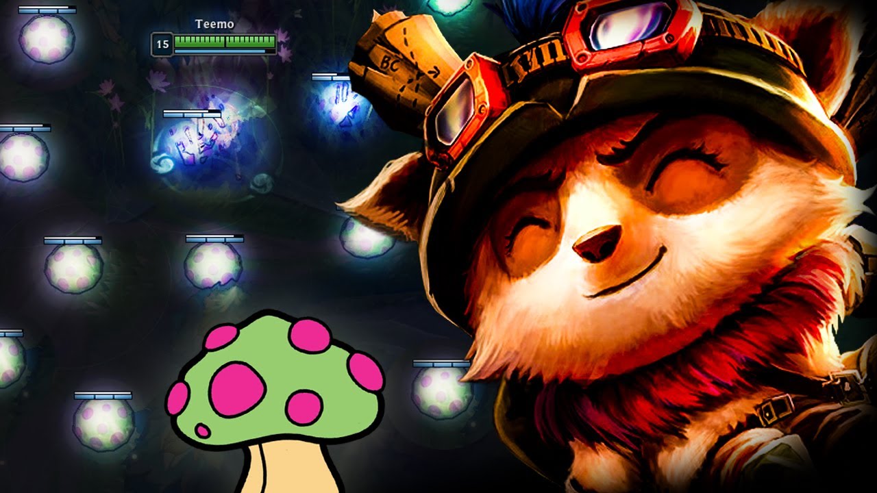 TEEMO COGUMELO NUCLEAR TILTANDO OS INIMIGOS KKKKKKKK