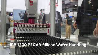 IRB 1300 silicon wafer handling