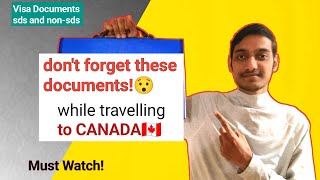 Full list of documents to carry to Canada as an international student | All Documents For Canada |