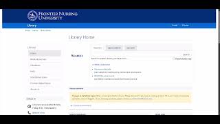 Introduction to the Library and EBSCO Discovery Search