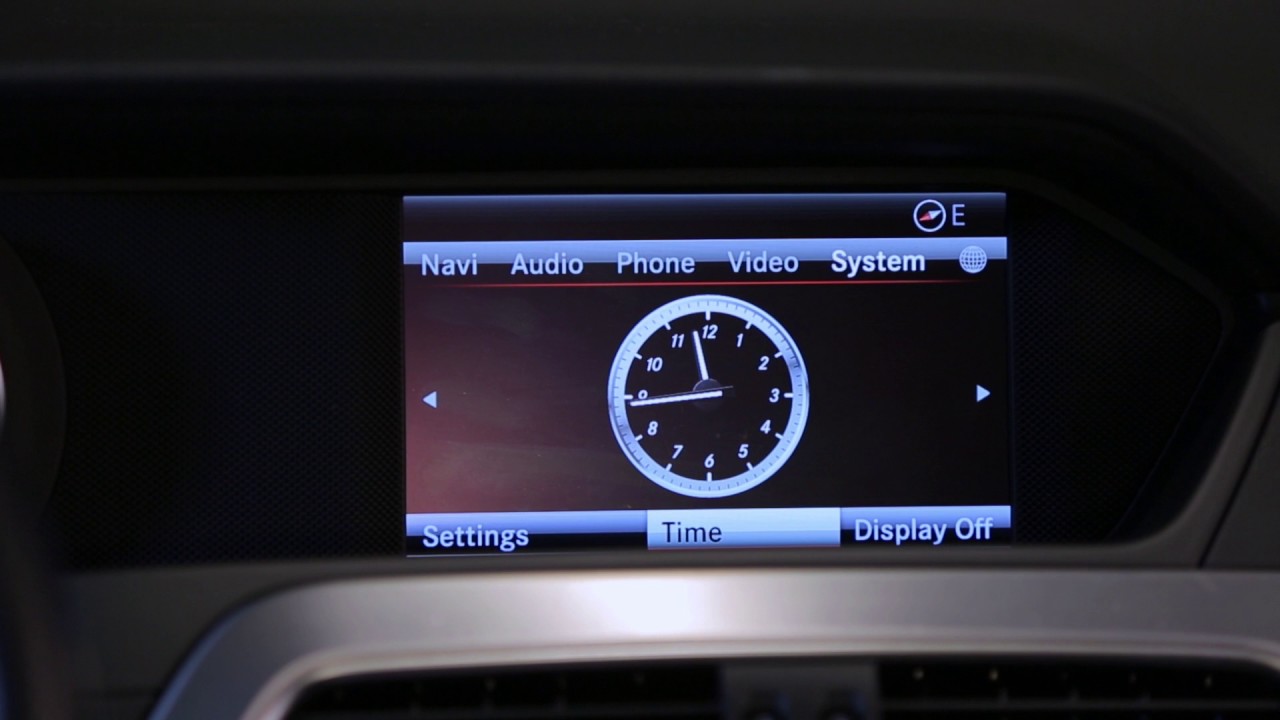 How to Change the Clock in your C300 at MercedesBenz of Boston YouTube