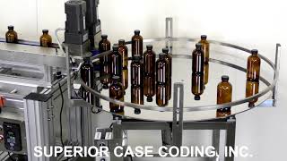 Bottomless Hugger Belt Transfer Conveyor With Flat Belt Conveyor Inkjet Coder Rotary Accumulator