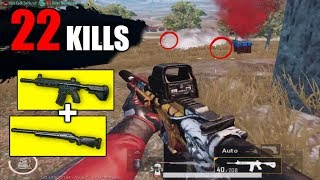 soo i picked up the M24... | FPP 22 KILLS | PUBG Mobile screenshot 3