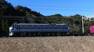 2019/01/27 JR貨物 今日は27日 カナキク爆走 1097レ EF66-27号機牽引