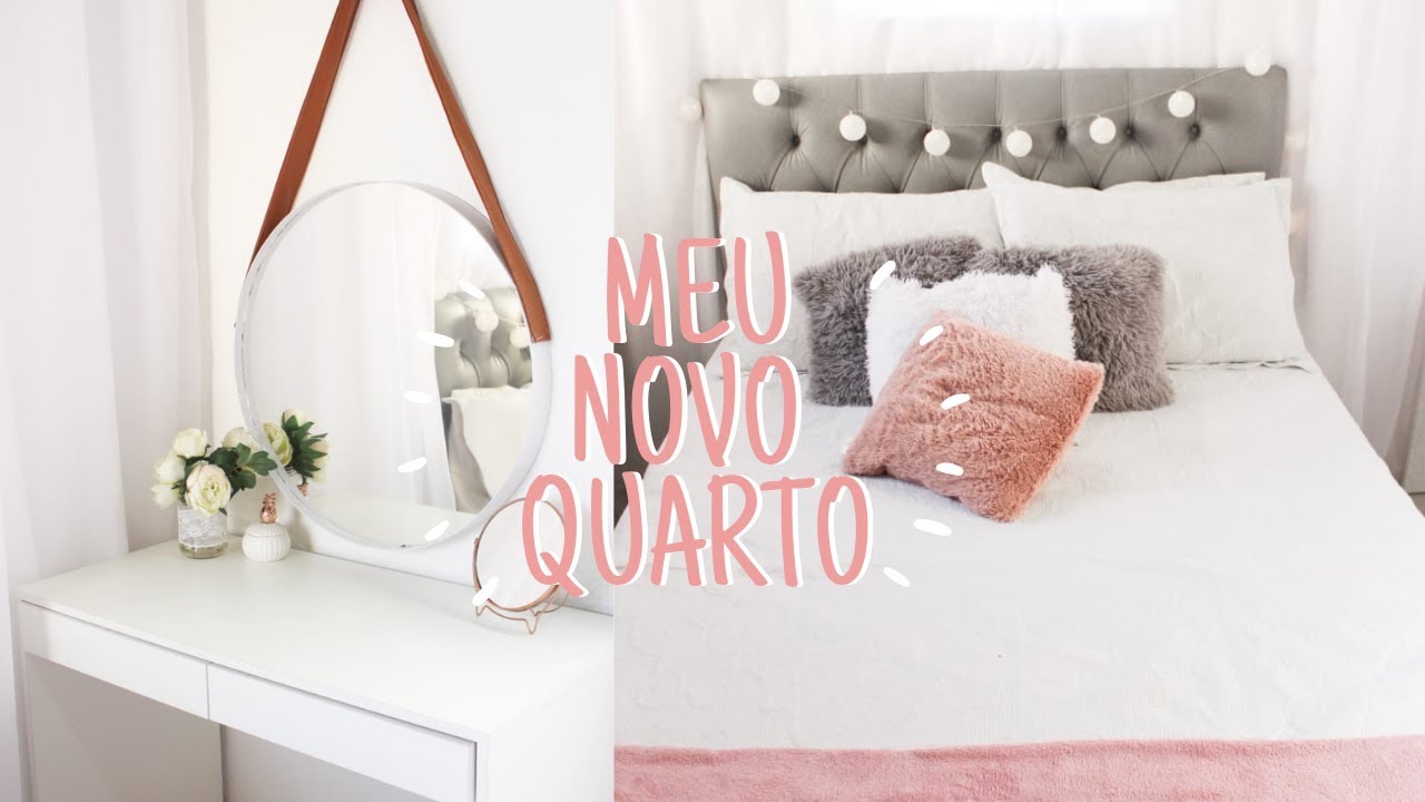 REFORMANDO MEU QUARTO DIY l Transformação TOTAL inspirado no Pinterest!
