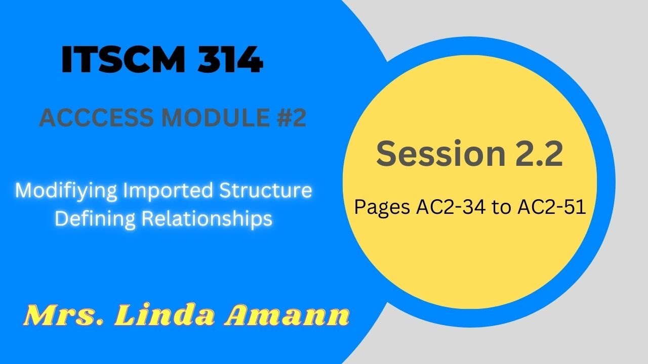 Access Module 2 Access Module 2 AC2 34 to AC2 51 - YouTube
