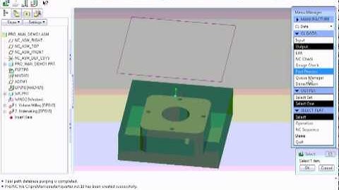 PTC Pro Manufacture Demo Part 1
