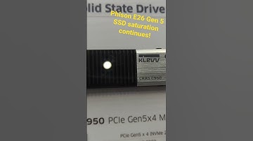 Phison E26 Gen5 SSD Saturation Continues - The KLEVV CRAS C950