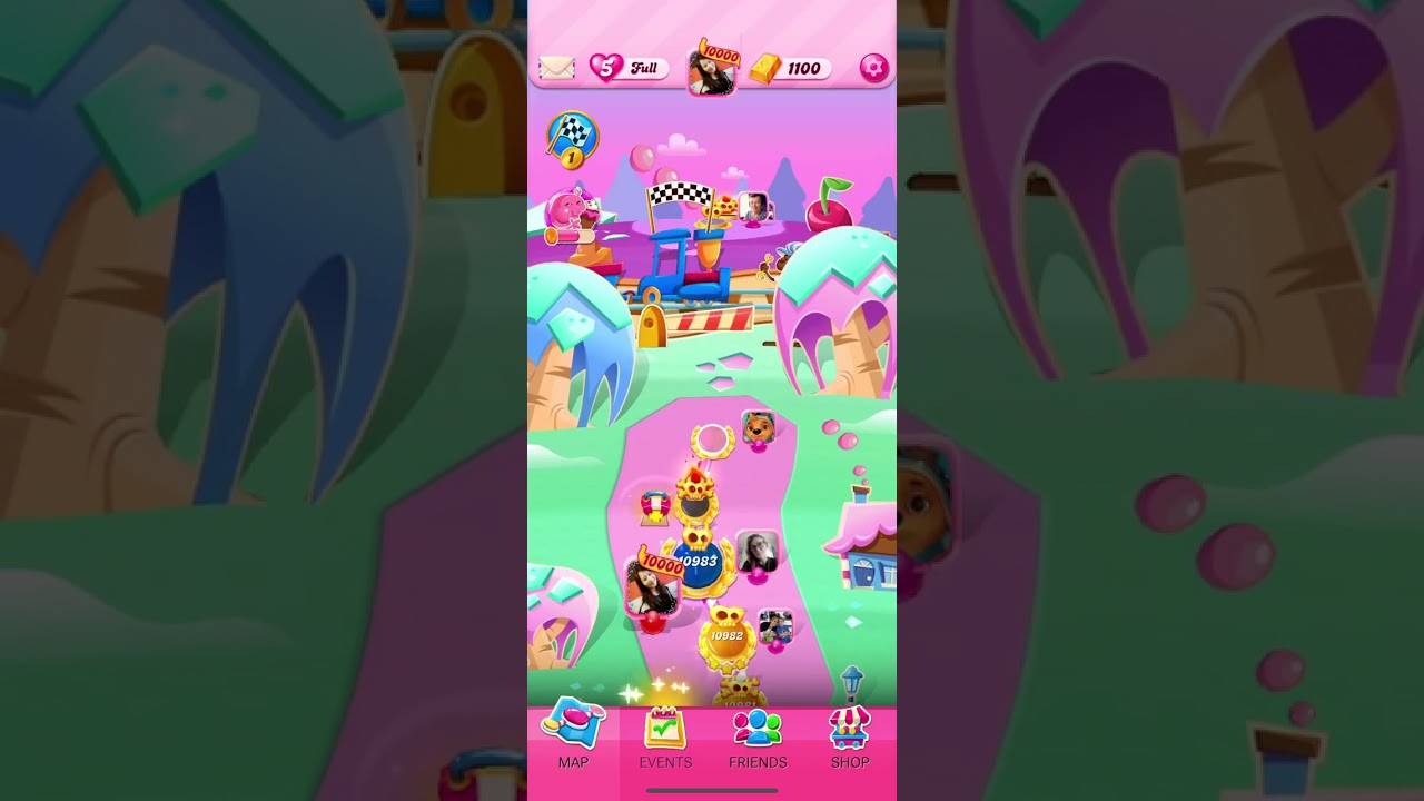 Candy Crush Saga Level 10981、10982、10983、10984 by Funny❣