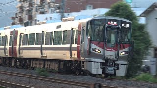 【4K】JR山陽本線　普通列車227系電車　ﾋﾛA01編成+ﾋﾛS14編成