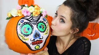 Halloween Chitchat & Pumpkin Sugar Skull DIY