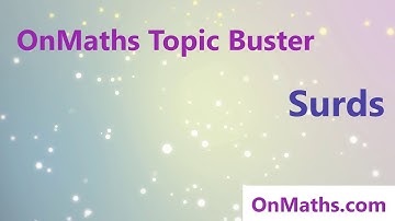 Surds- Revise Grade 6/7 - GCSE Maths Topic Revision (OnMaths.com)