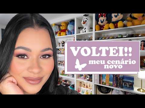 VOLTEI!!!! VEM CONHECER MEU CENÁRIO NOVO!