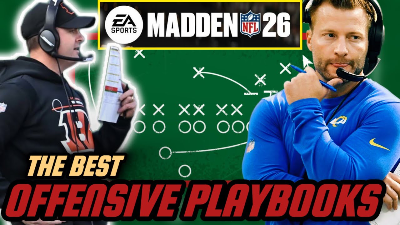 The Top 5 Offensive Playbooks For Quick Sim In Madden 26! 