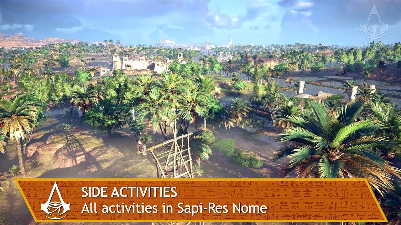 Assassin's Creed Origins - All side activities in Sapi-Res Nome
