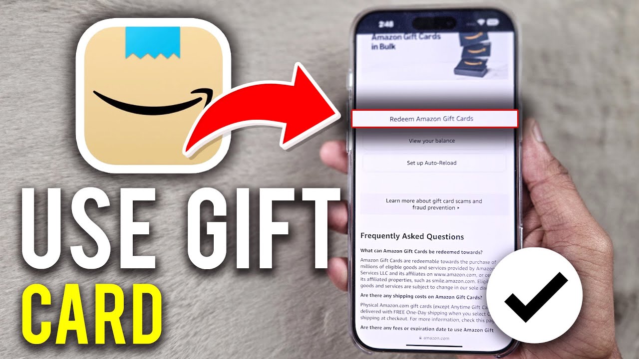 How to Use Amazon Gift Card on Phone - 2025 - YouTube
